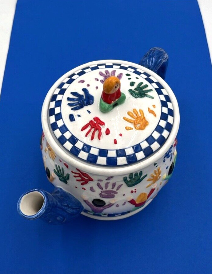 Save The Children Teapot Hand Painted - Centrum