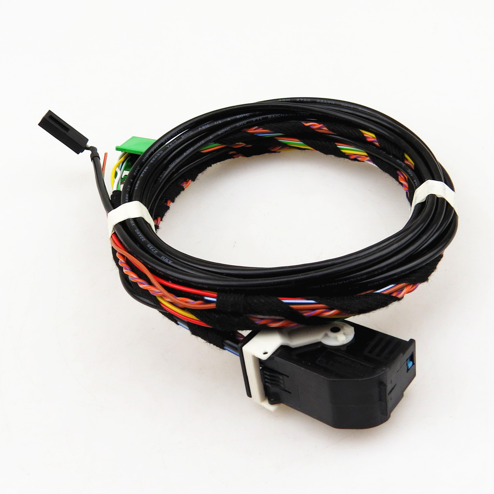 For VW RCD510 RNS510 9W2 9W7 Bluetooth Plug Module Harness Cable Adaptor