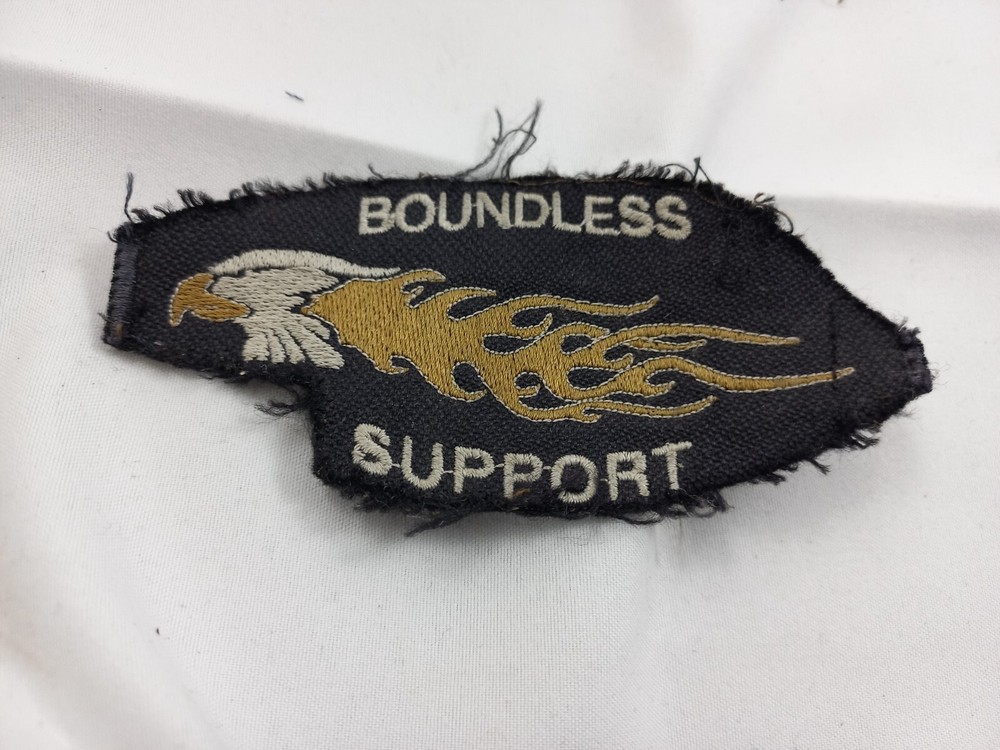 MC PATCH BOUNDLESS SUPPORT PATCH ROCKER COWL MOTORCYCLE CLUB