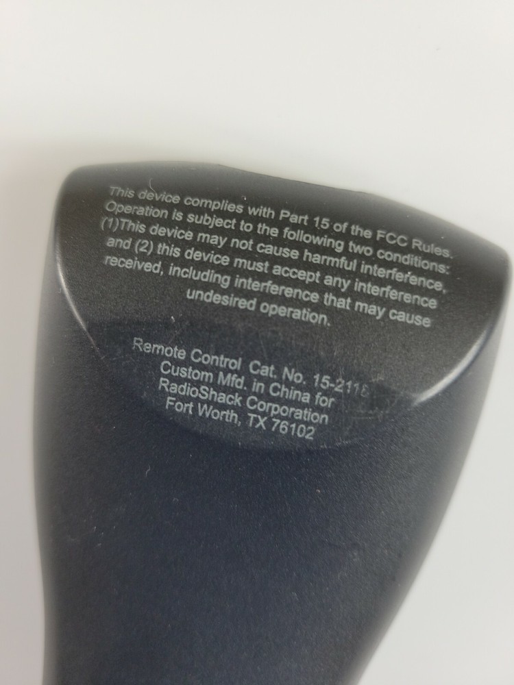 Radioshack 15-2118 4 Device Infrared Universal Remote Control