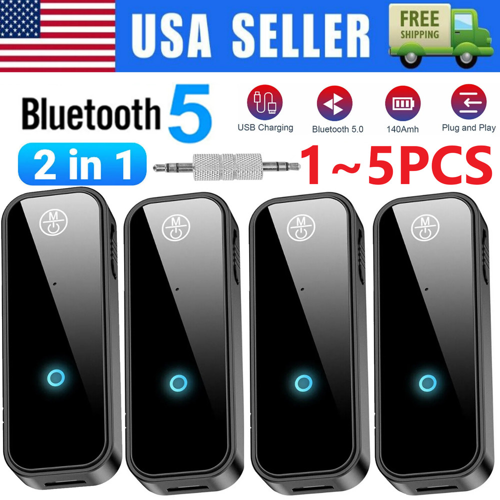 USB Wireless Bluetooth 5.0 Transmitter Receiver for Car Music Audio Aux Adapter
