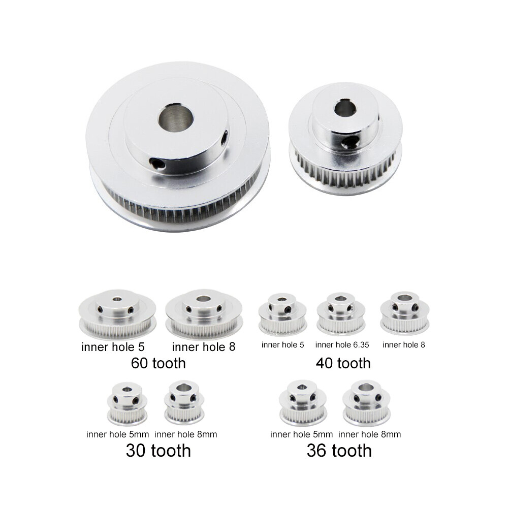 GT2 Large Timing Belt Pulleys