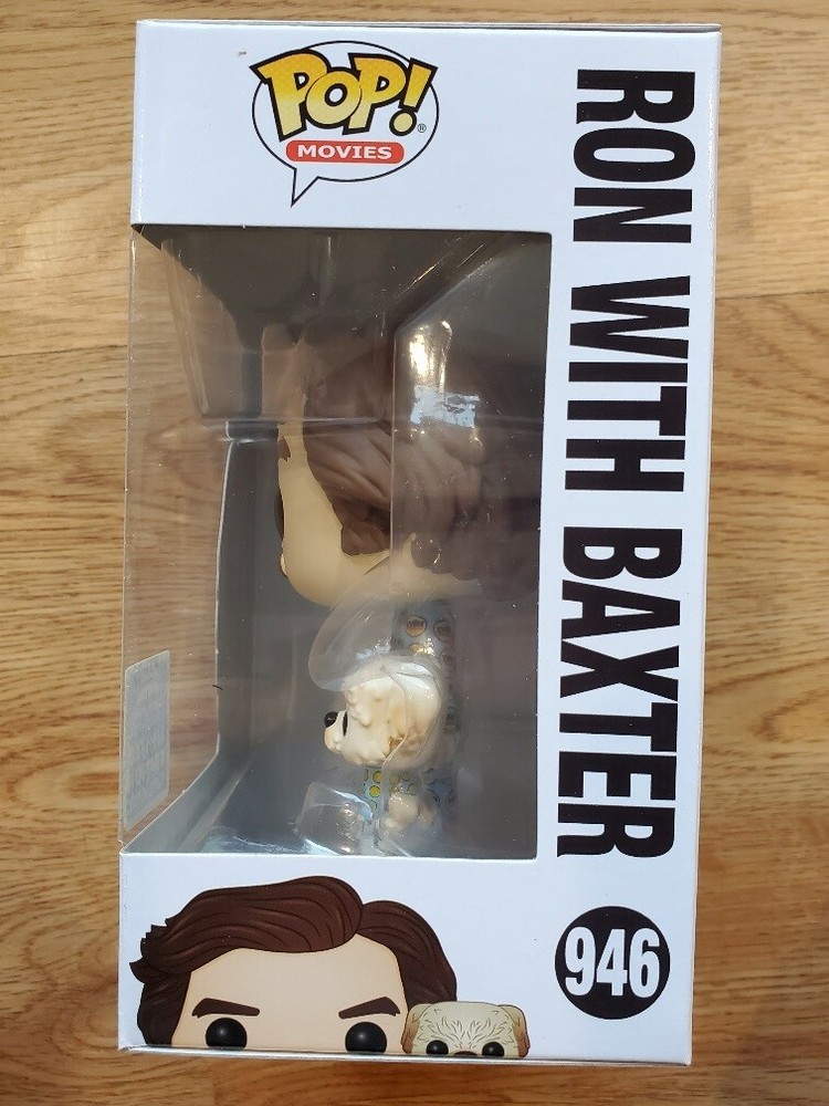 Funko Pop! Anchorman Ron with Baxter SDCC Shared Exclusive In HAND
