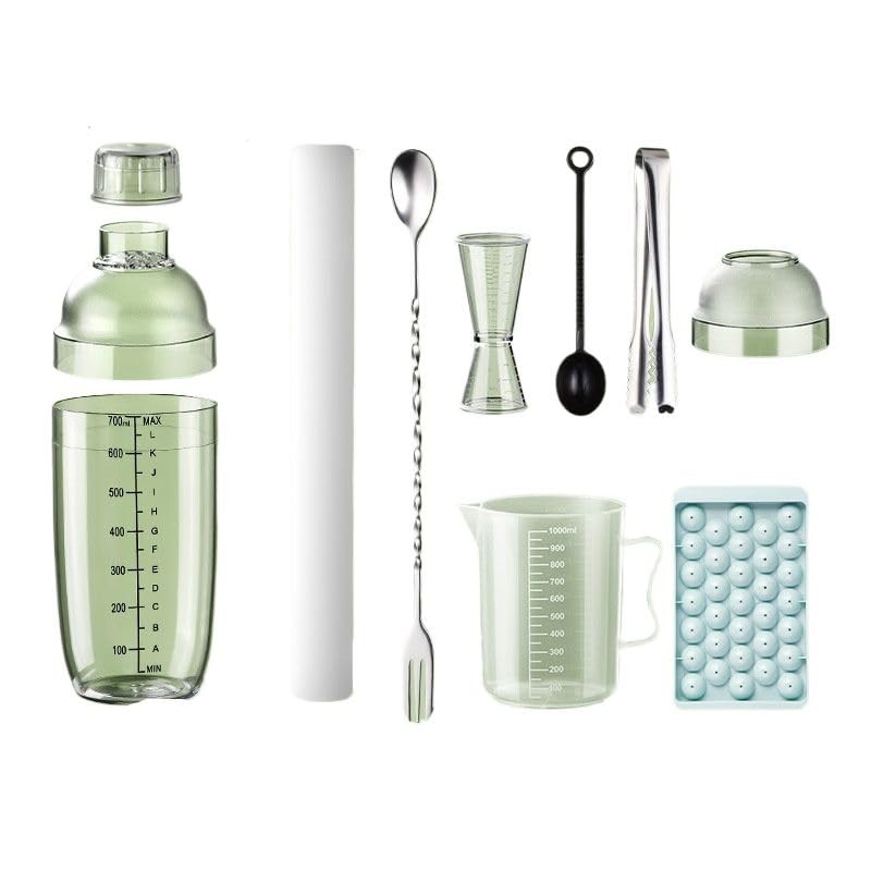9-pcs Professional Bartender Kit – Complete Cocktail Making Set with 700ml Do...