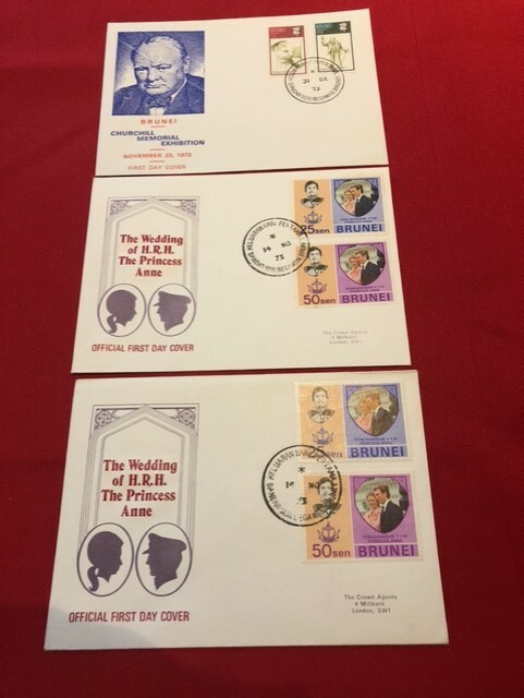 1973 Brunei 3 x FDC