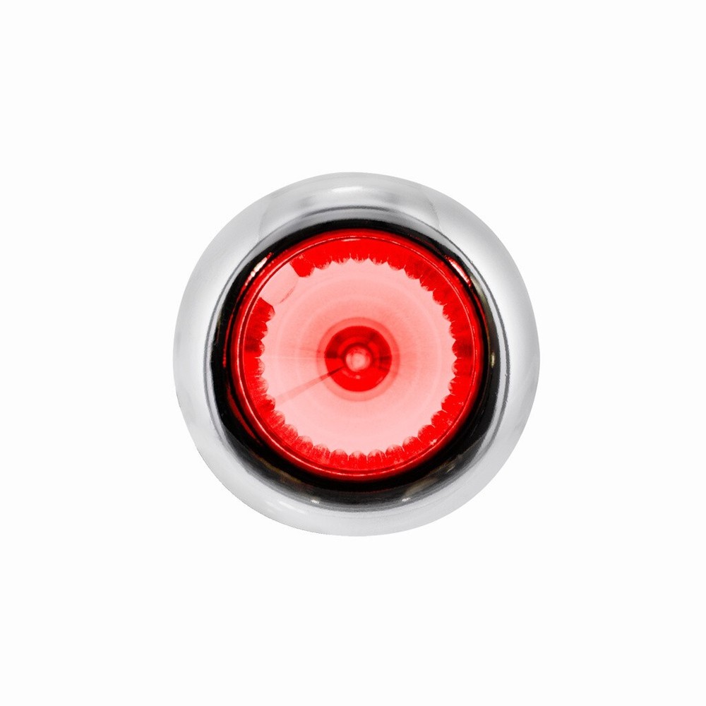 Red LED / Clear Lens Dual Function Mini Spike Light SS Bezel Clearance/Marker