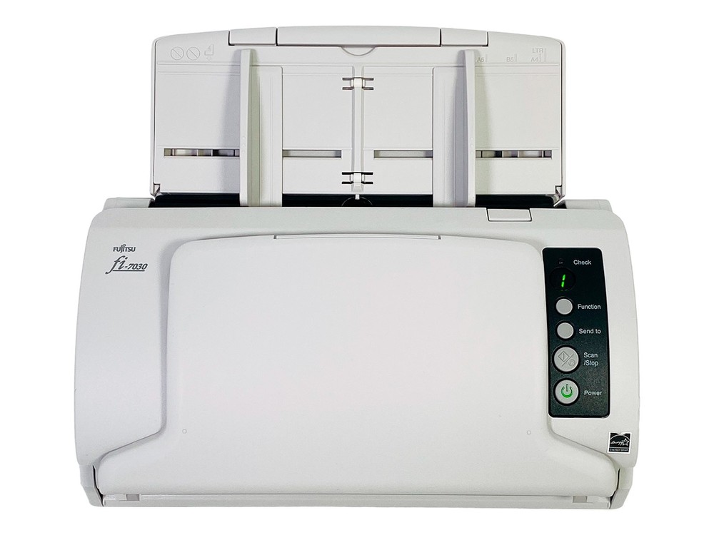 ✅Fujitsu Fi-7030 Color Duplex Pass-Through Document Scanner w/Adapter Grade A!⚡️