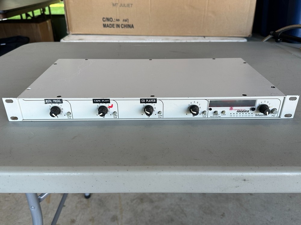 Aphex 4 channel input Mixer w/ Aural Exciter & Limiter - Intelix / RACK MOUNT