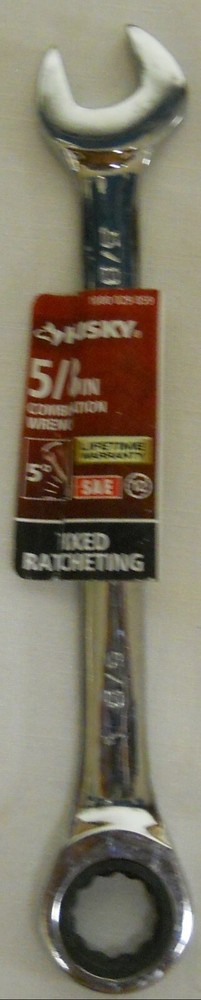 Husky 5/8 Inch Ratcheting Combination Wrench SAE
