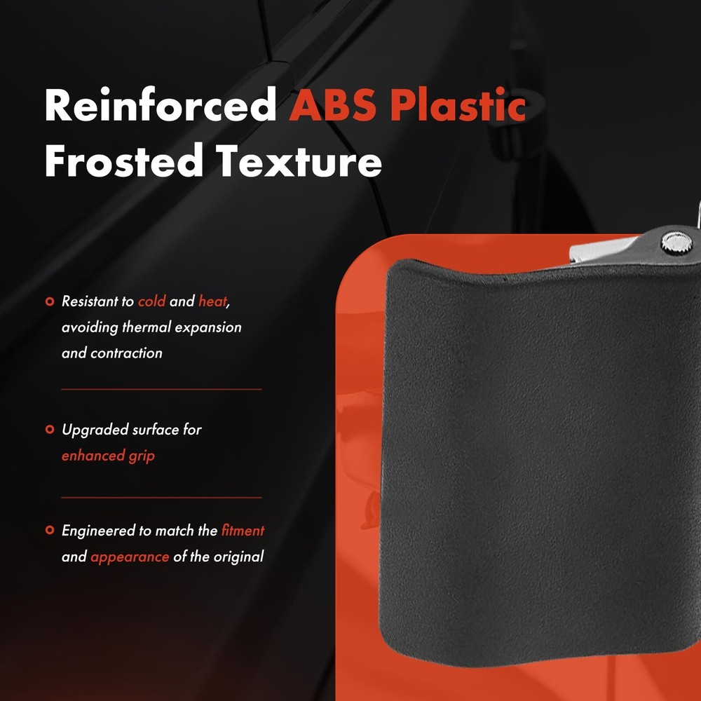 Rear Passenger Black Interior Door Handle for Ford E-150 E-250 E-350 Econoline