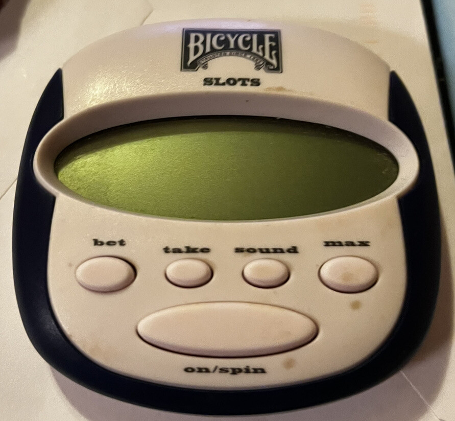 Bicycle Slots Handheld Electronic Game with sound 2009