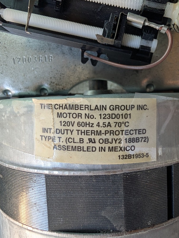 Chamberlain Motor 123D0101 41D3058 30B532