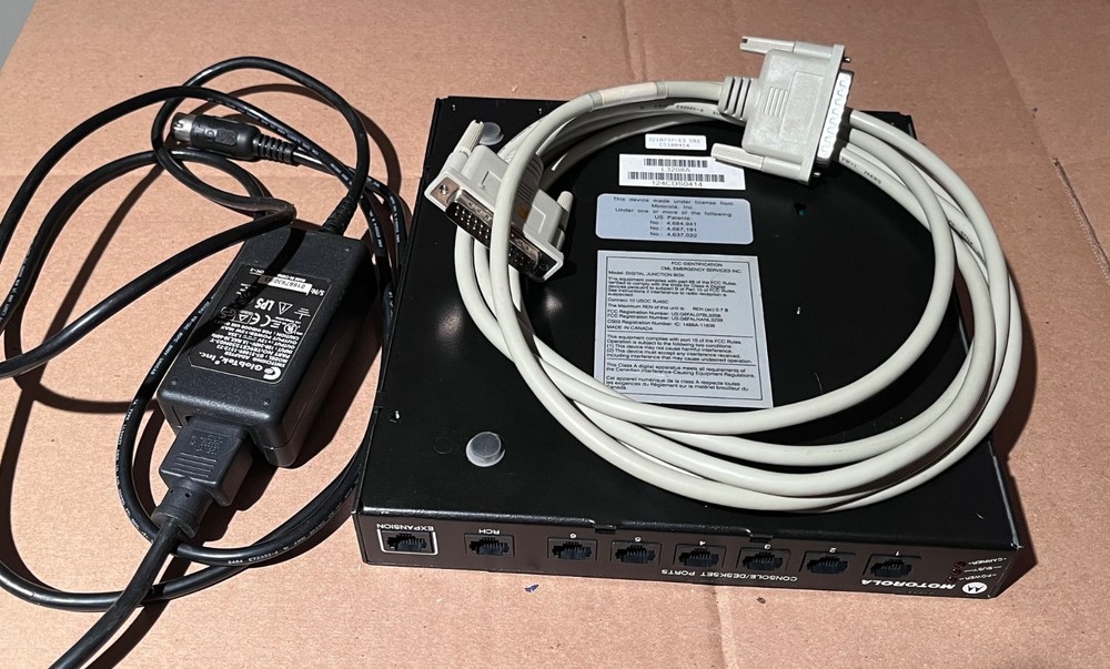 Motorola L3208A Digital Junction Box Controller GlobTek AC Adapter Cable
