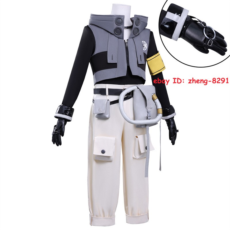 GACHIAKUTA Rudo Halloween Costume Outfit Cosplay Full Set Anime Men's Uniform