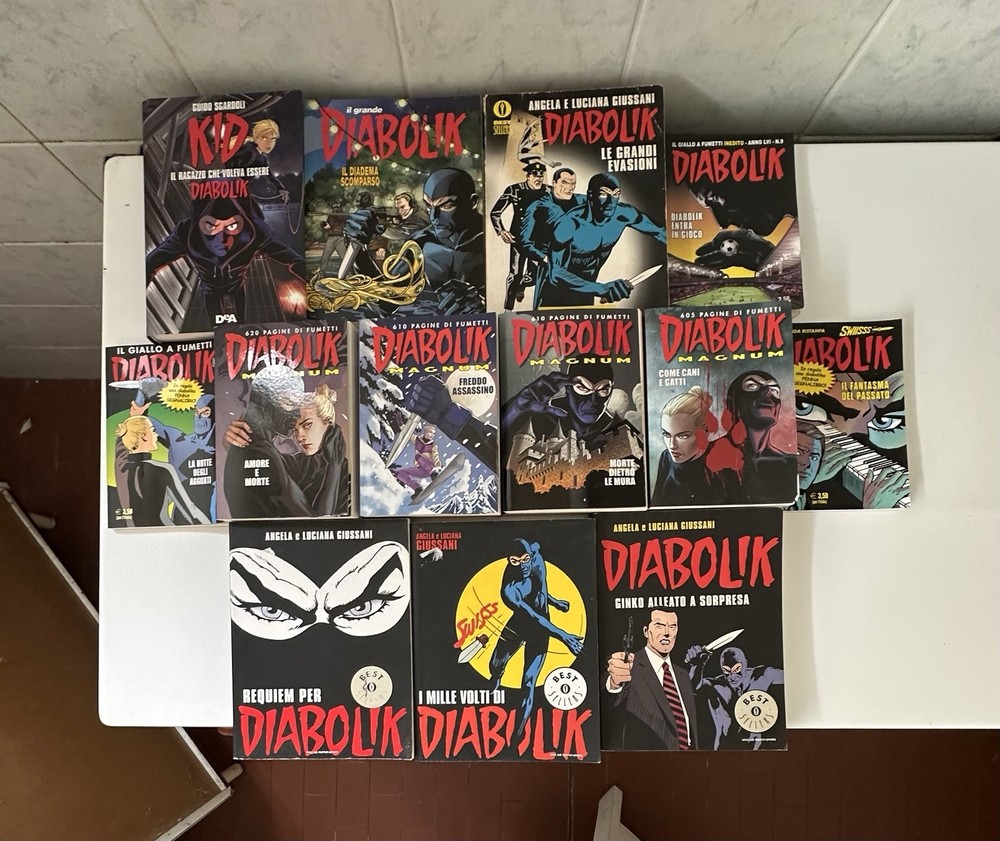 diabolik comic book lot