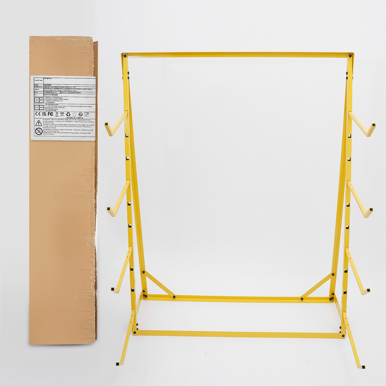 4 Tier Steel Horizontal Lumber Storage Rack Adjustable Storage Cantilever Rack