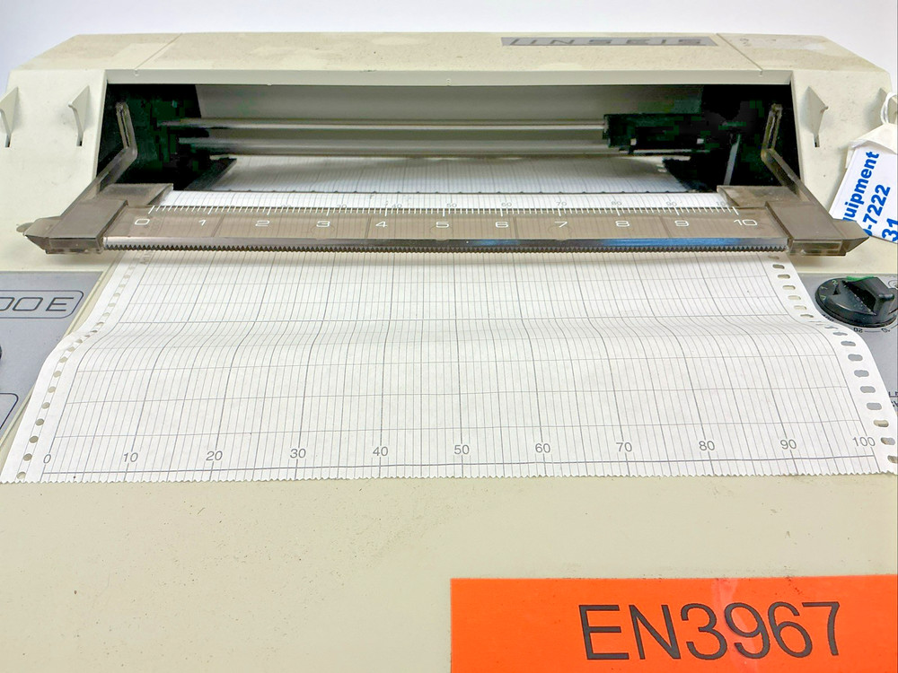 Linseis L200e Flat Bed Chart Recorder Single Channel Analog