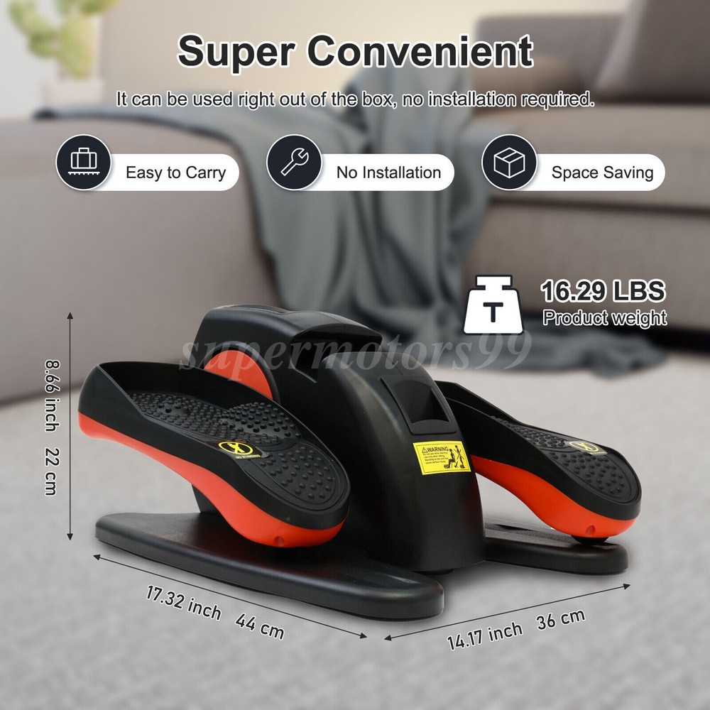 Ellipse Leg Exercise While Sitting Pedal Exerciser Under Desk Elliptical Machine