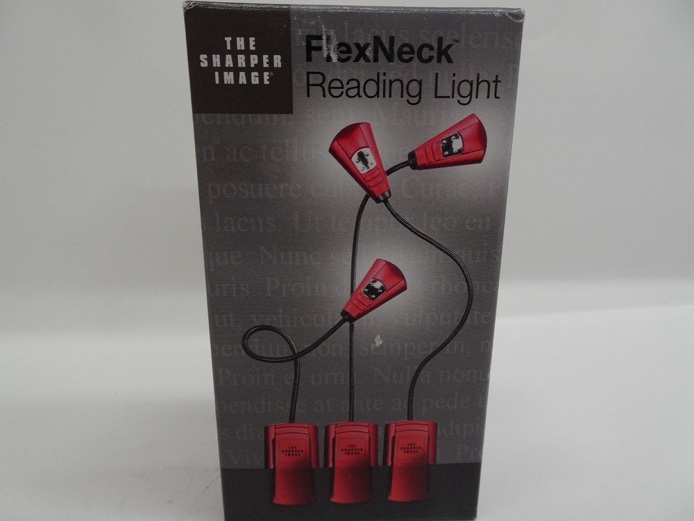 Flex Neck Reading Light By The Sharper Image