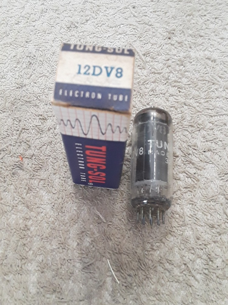 NOS Tung-Sol 12DV8 Vacuum tube