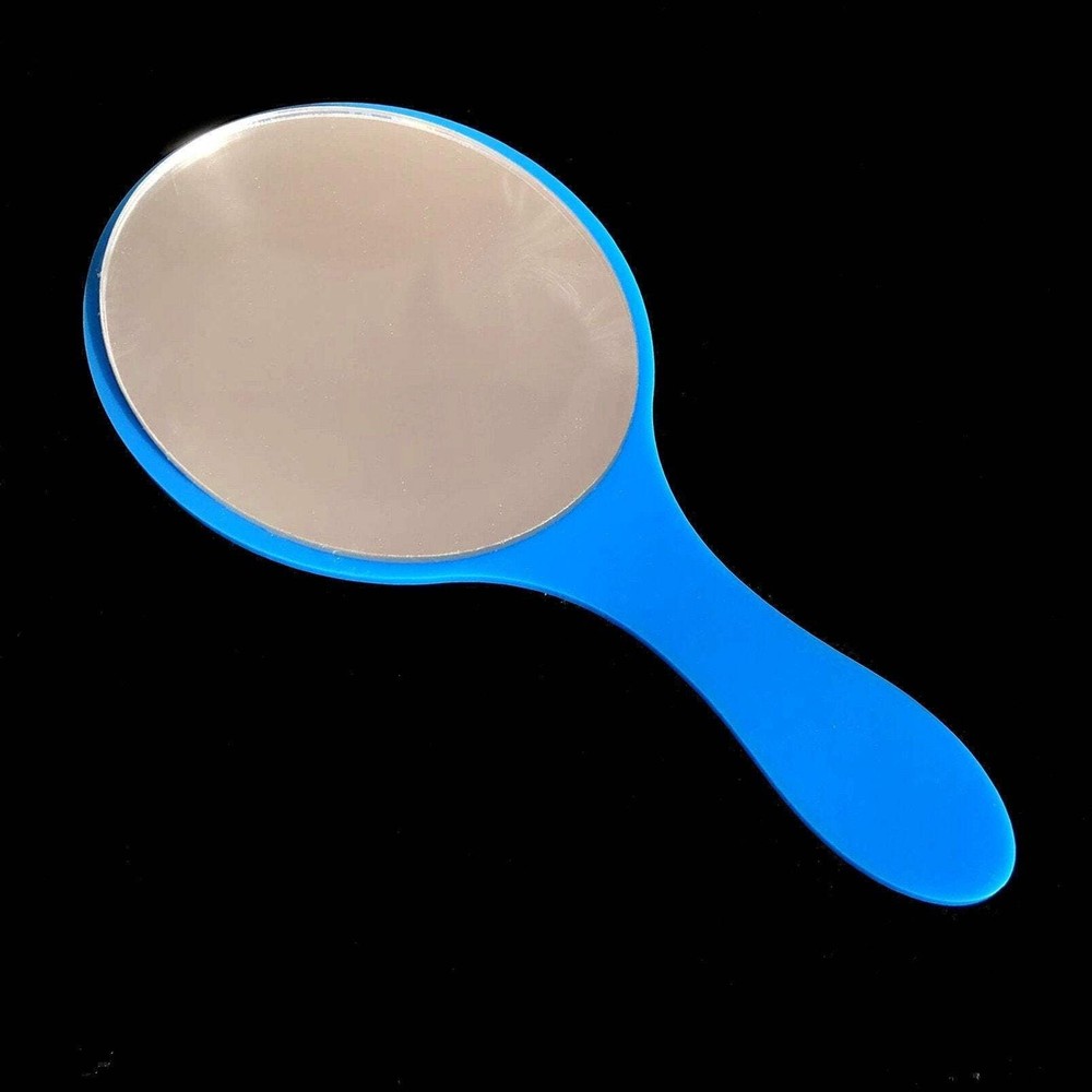 Oval Coloured Hand Held Mirrors