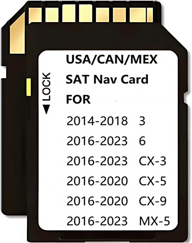 Drop-Proof Mazda Navigation Memory Card for 2014-2023 Models - 10