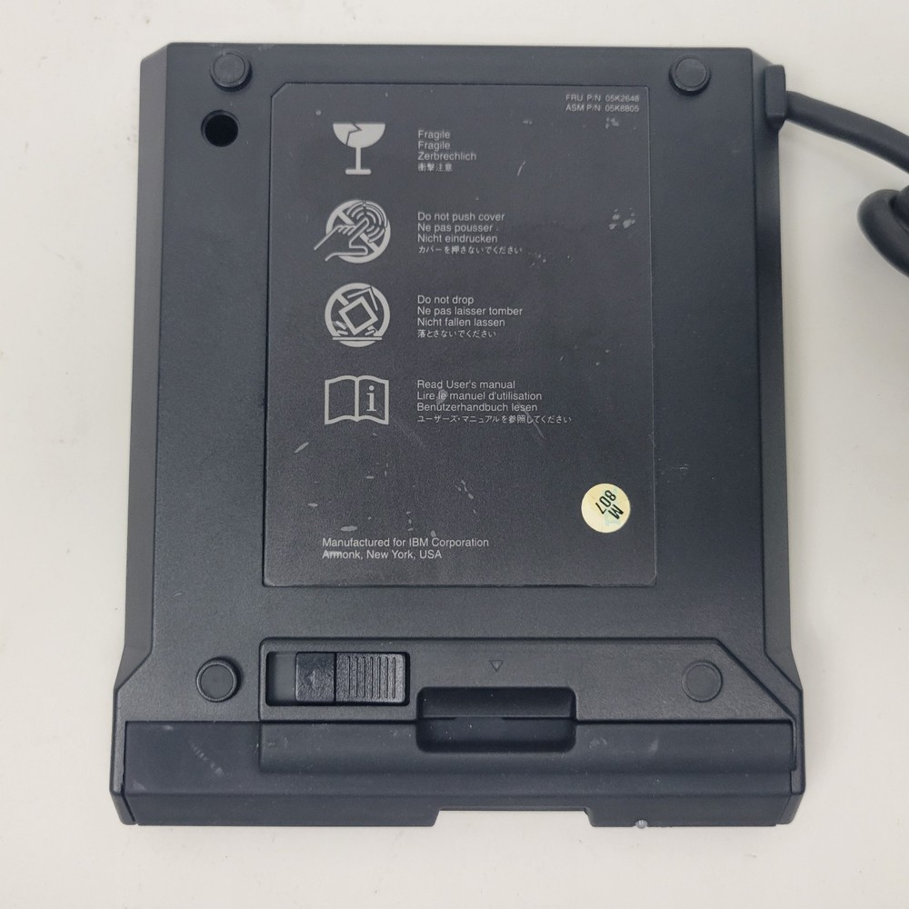 IBM ThinkPad 05K2643 05K8805 External 3.5” Floppy Disk Drive