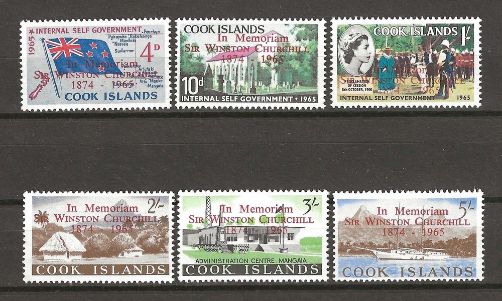 COOK ISLANDS 1966 179/184 MNH