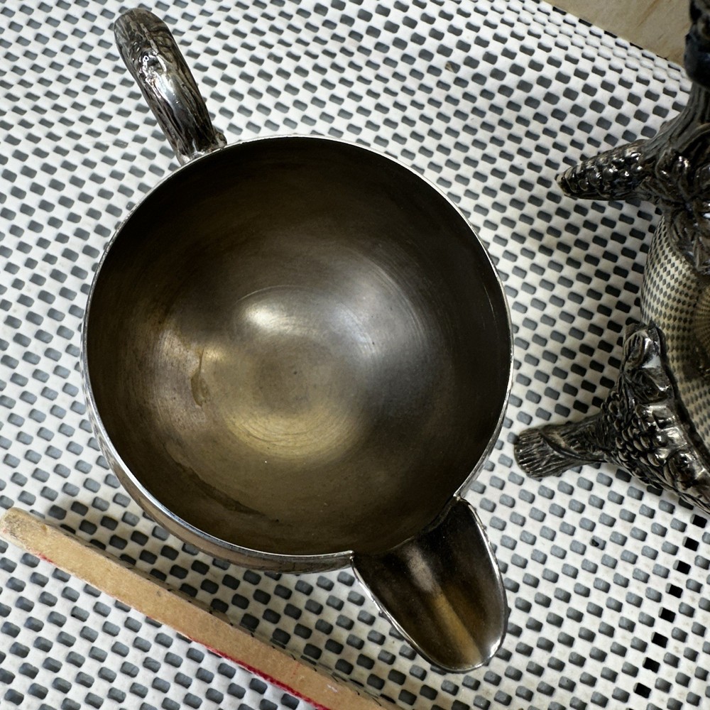 Silver Plated Tea/coffee Set Goth/victorian/dark Decor