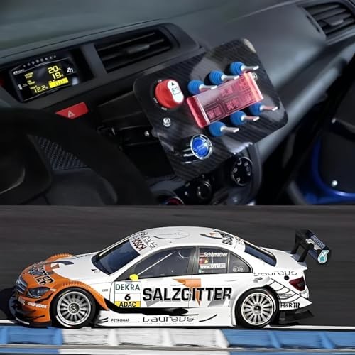 Start Switch 12v DC 50A Car Start Engine Button Stater， Push Button Light Blue