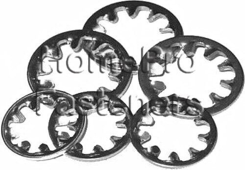 #6 STAINLESS INTERNAL TOOTH STAR LOCK WASHERS  18-8
