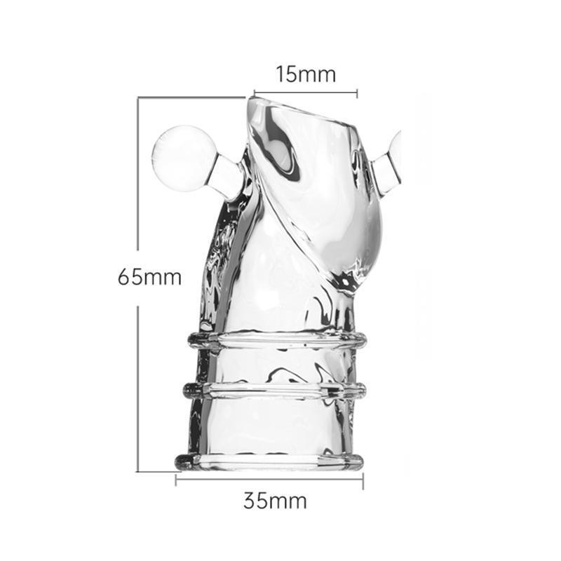 Penis-Extender-Enlarger-Sleeve-Reusable-Glans-Condom-Delay-Ejaculation-for-Men