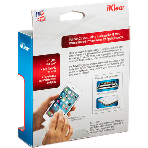 iKlear Cleaning Kit for Apple IPAD & IPHONE Devices- IK-IPAD