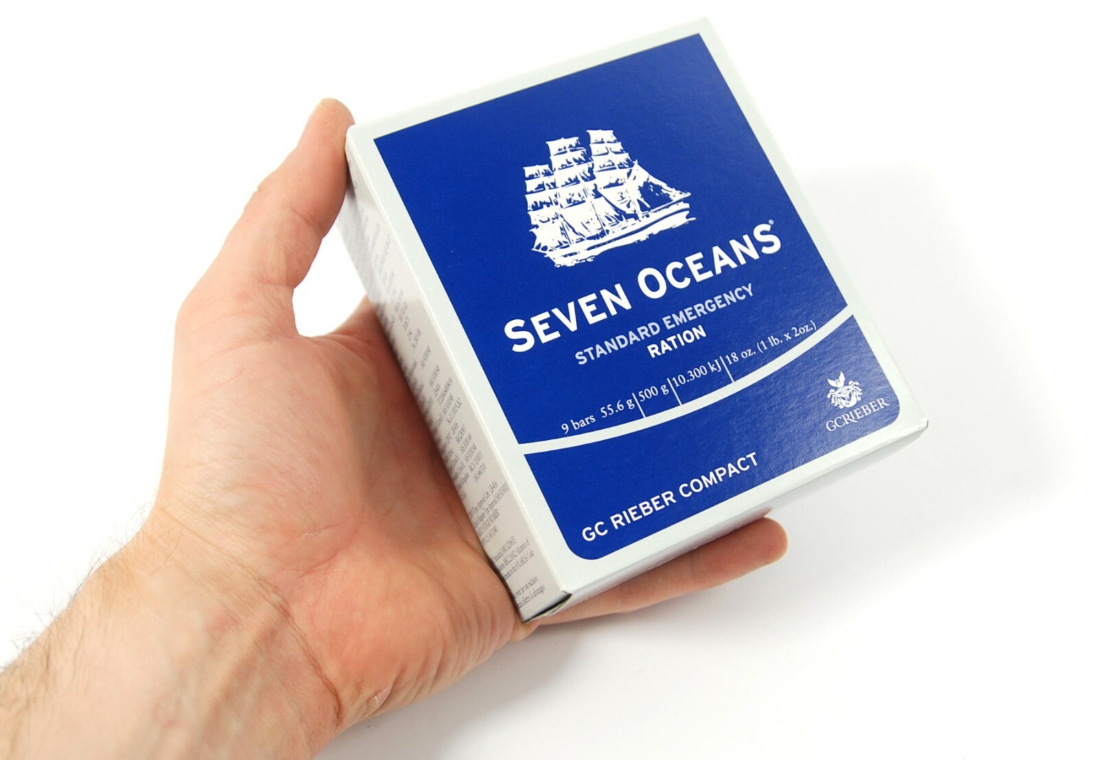 500g Emergency Food Ration Meal HALAL VEGAN Survival Biscuits SEVEN OCEANS MRE