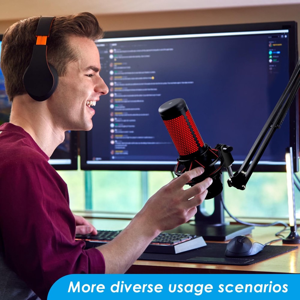 Quadcast Mount Adapter for HyperX Microphone, Adapter for Boom Arm