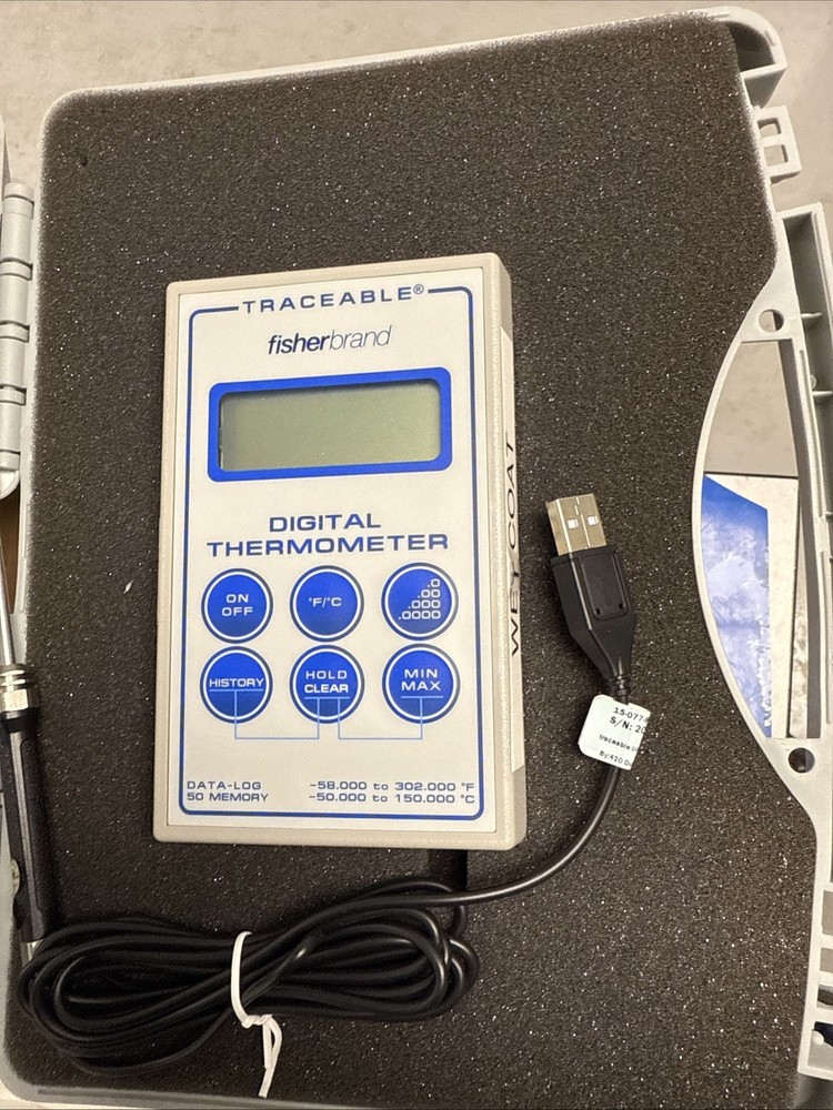 fisherbrand traceable 15-077-8 Digital Thermometer