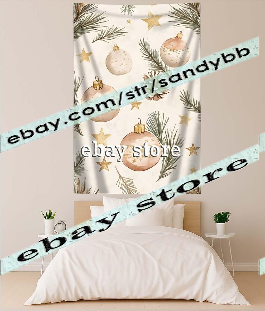 Neutral Ornaments Pattern tapestry classic neutral style 39X59 in
