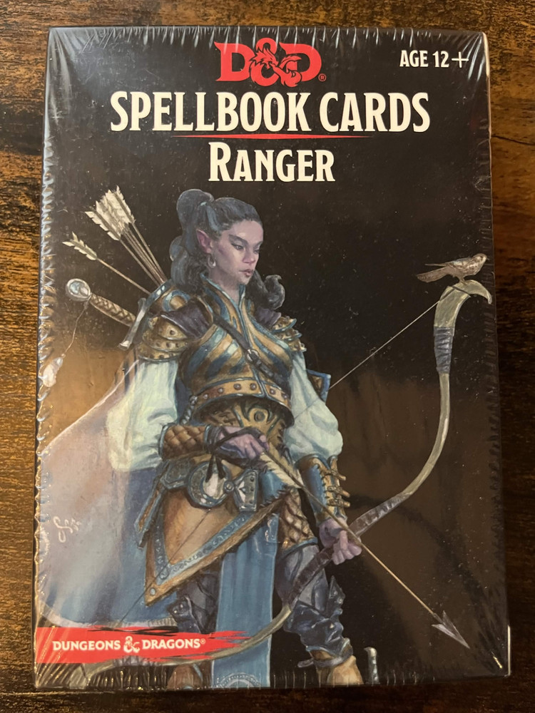 D&D Ranger Spellbook Cards NEW SEALED