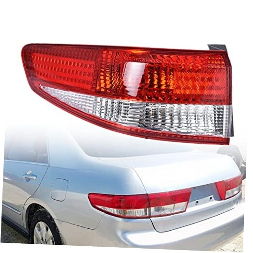 Red Driver Outer Tail Light Brake Lamp Replacement for Accord Sedan 2003 Left