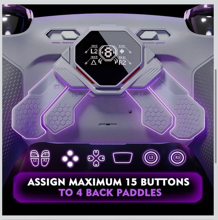 Ps5 dualsense/edge spark beyondBack Paddles Kit install Mail In Serivce