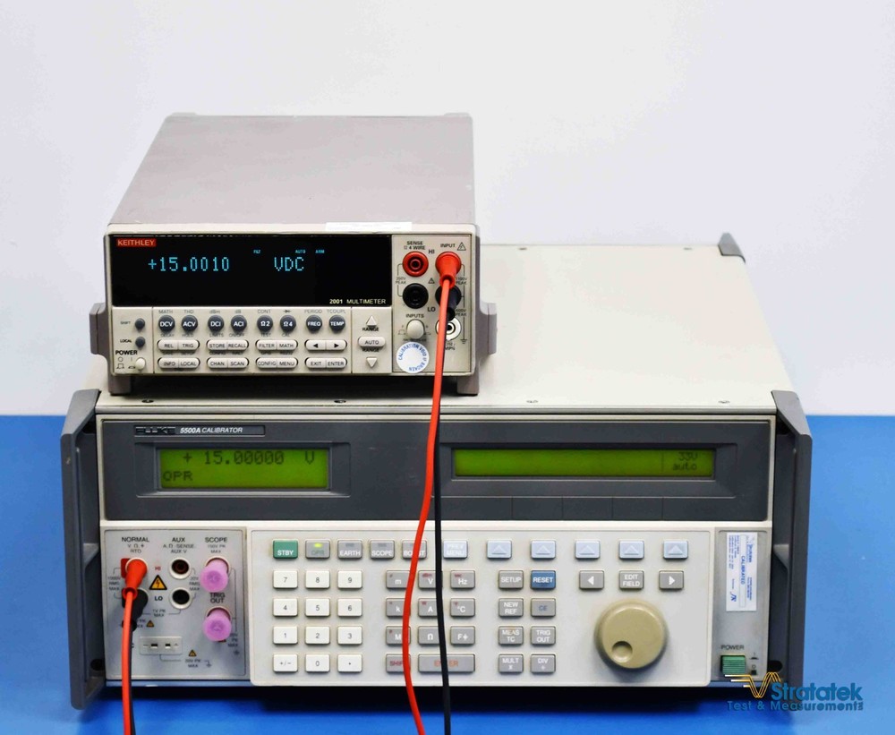 Fluke 5500A Multifunction Calibrator NIST Calibrated