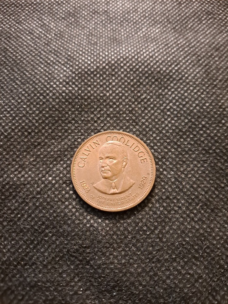 CALVIN COOLIDGE TOKEN! e8129UXX