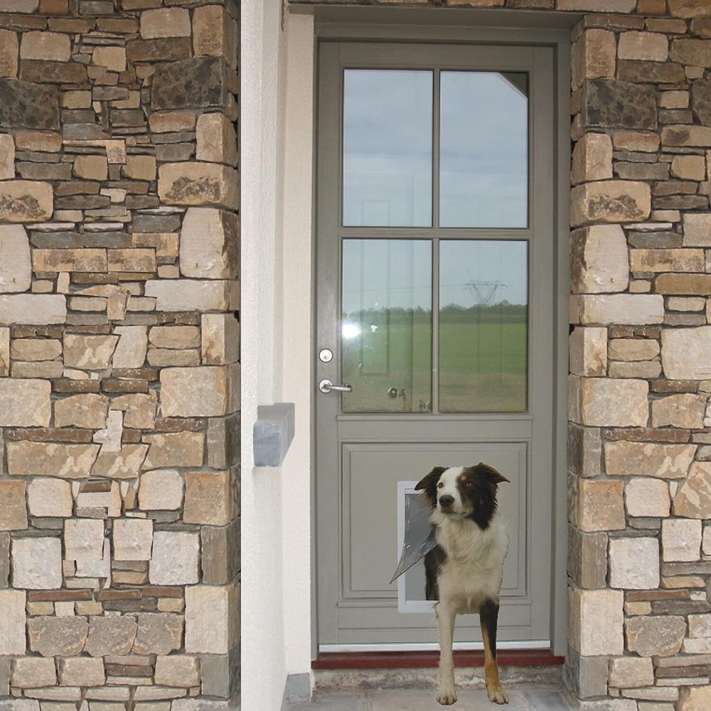 Extra Large Doggie Door Pet Frame Durable Easy Install Dog Flap Mount Secure