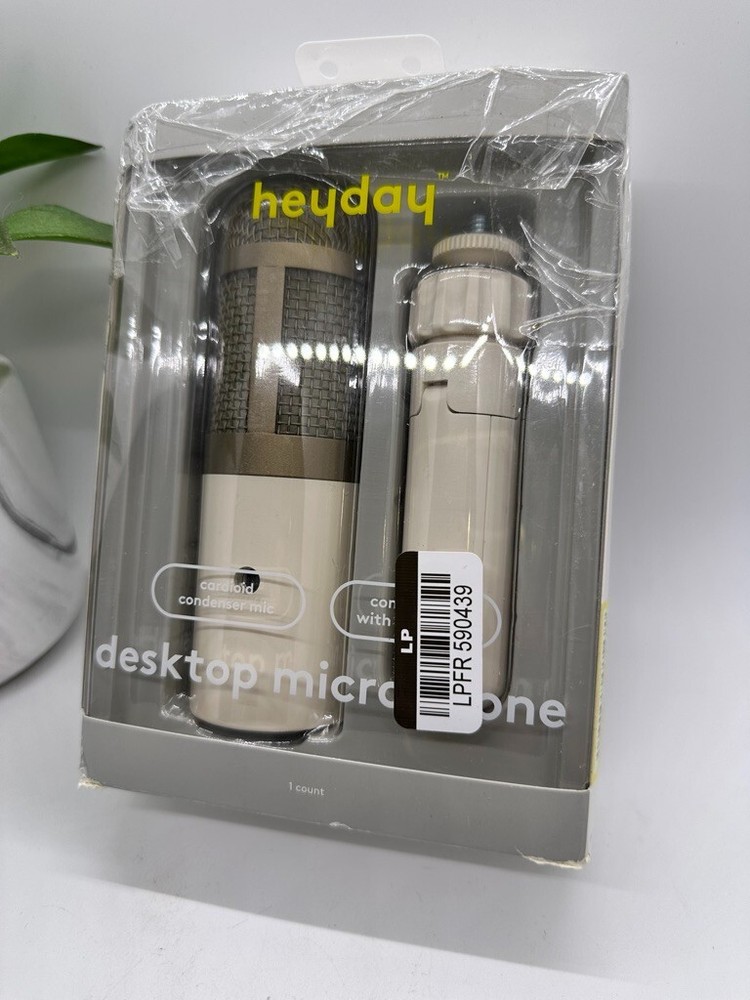Desktop Microphone - heyday Stone White