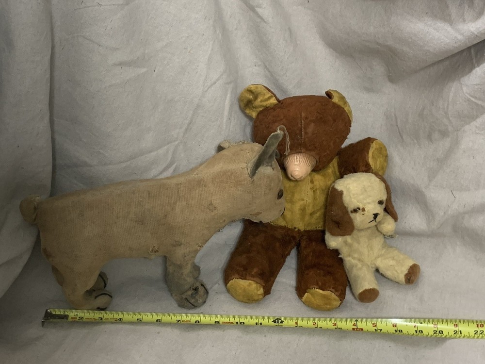 Haunted Antique Sad Animals Lot