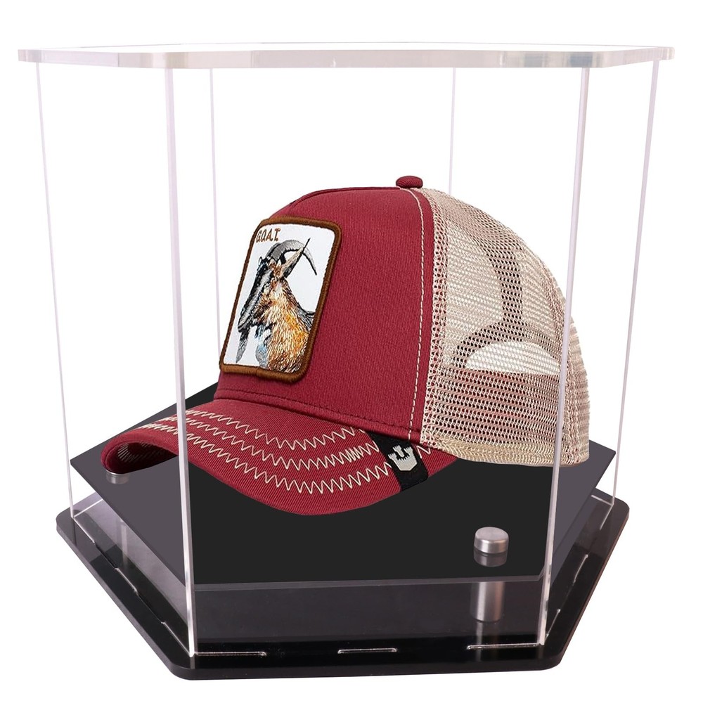 Acrylic Baseball Cap Holder,Clear Hat Display Case,hat Display case for Baseball