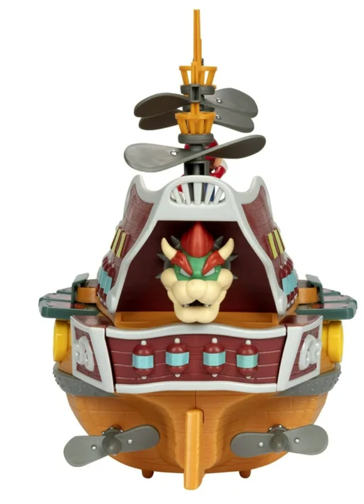 Nintendo Super Mario Deluxe Bowsers Airship 2.5 inch Action Figure Playset