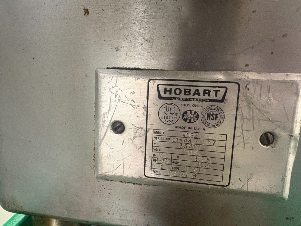Hobart meat grinder 4822