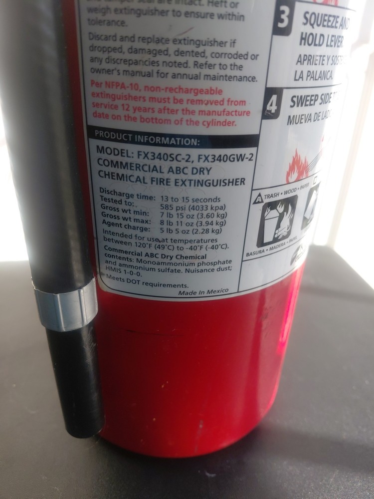 kidde fire extinguisher
