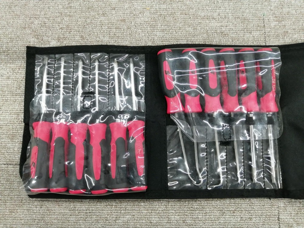 Snap-on SGMINI12AR Instinct Red Soft Handled 12-pc Mini Screwdriver SET [As is]